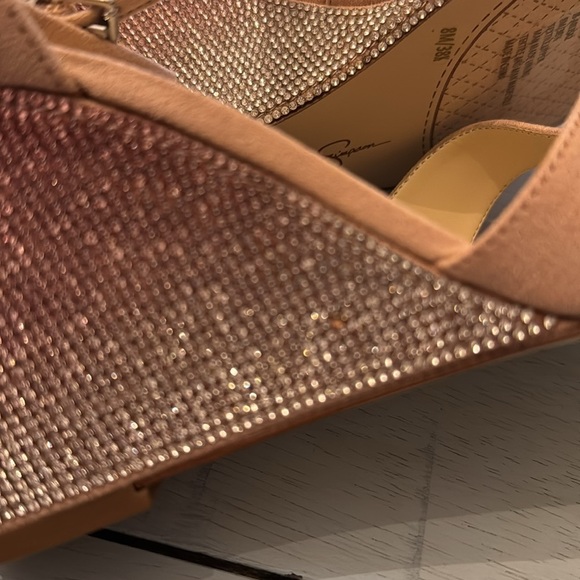 JESSICA SIMPSON | Arlisa Ankle strap wedge SZ 8 pink blush New - Picture 7 of 7